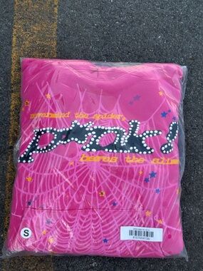 Sp5der Hoodie Men’s Pink